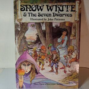 Snow White and The Seven Dwarfs John Patience Once Upon a Story Time Vintage